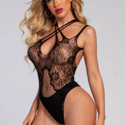 3WISHES Criss Cross Net Teddy 7 3WISHES Criss Cross Net Teddy