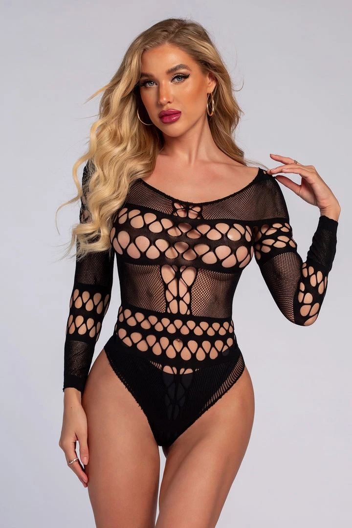 3WISHES Long Sleeve Pothole Teddy 2 3WISHES Long Sleeve Pothole Teddy