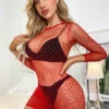 3WISHES Chemise Lingerie Simply Seamless Fishnet Chemise