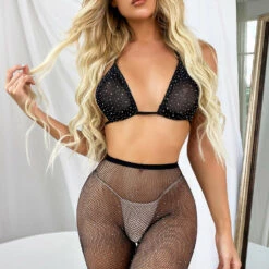 3WISHES Sparkle Net Bra And Shorts 7 3WISHES Sparkle Net Bra And Shorts
